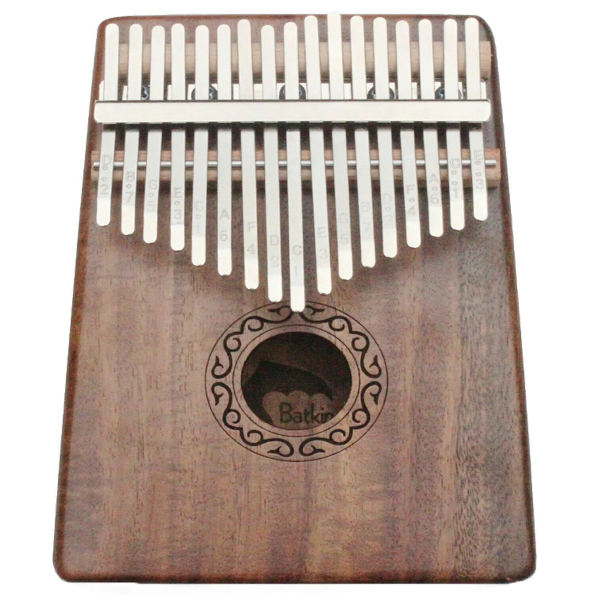 17-Key Kalimba Thumb Piano – Wooden African Musical Instrument percussion 